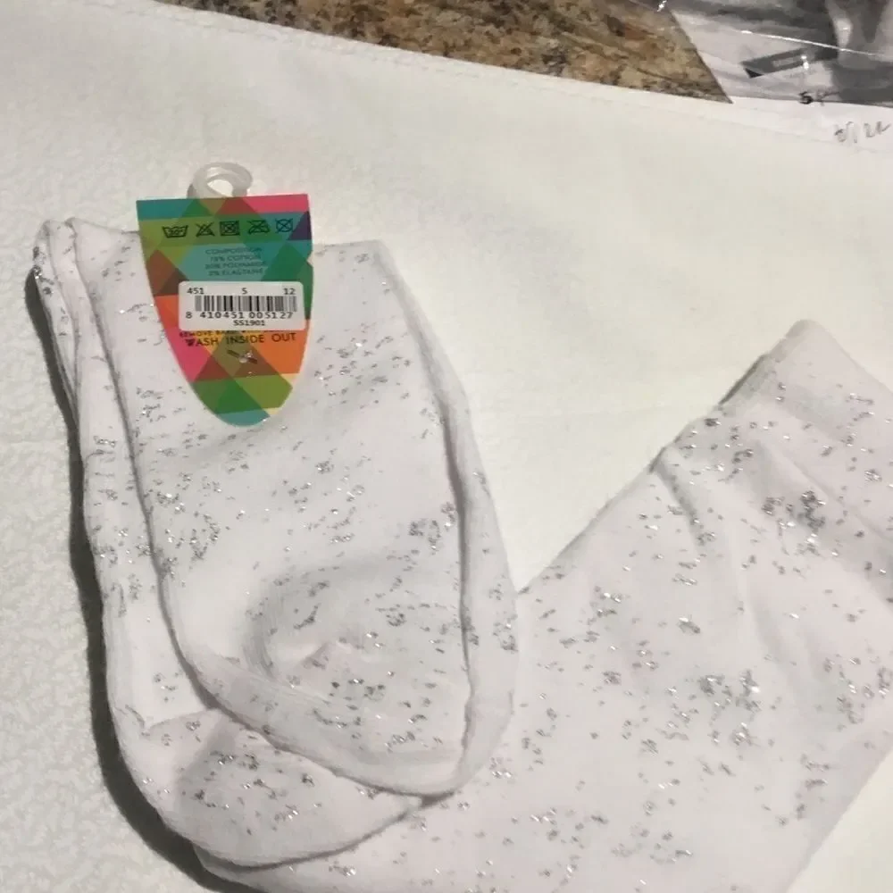 SALE. BUY 5/$10.  NWT Girls Knee Socks White